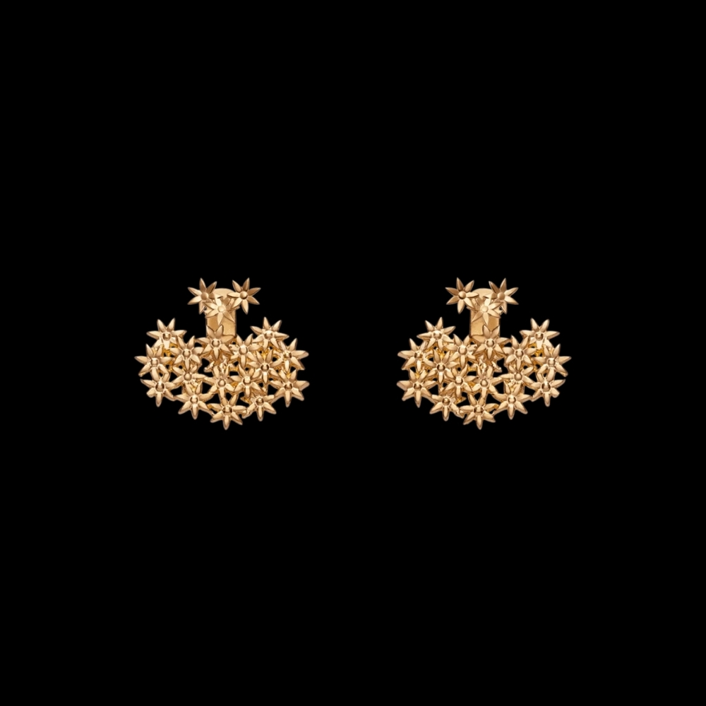 Aurate Flower Earrings Vermeil